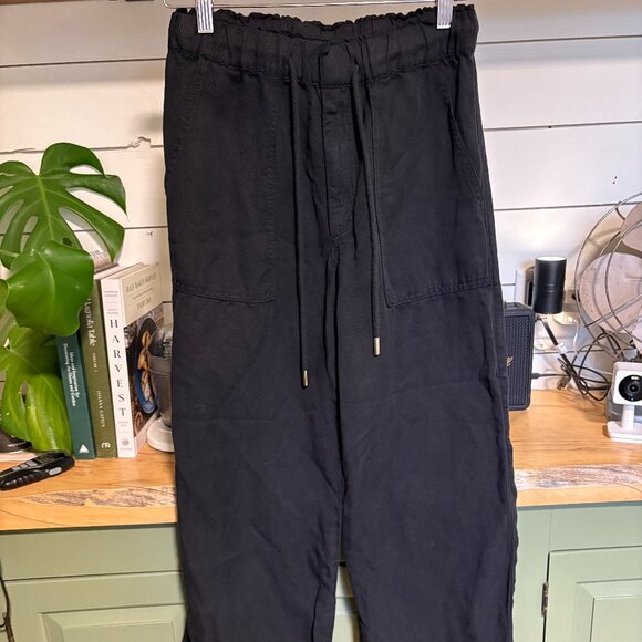 Joe’s Jeans Linen Drawstring Pants | Size XS | Black Effortless and chic - Picture 1 of 3